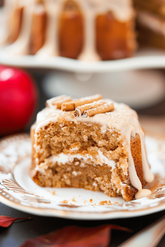 Serving Mini Apple Spice Cake