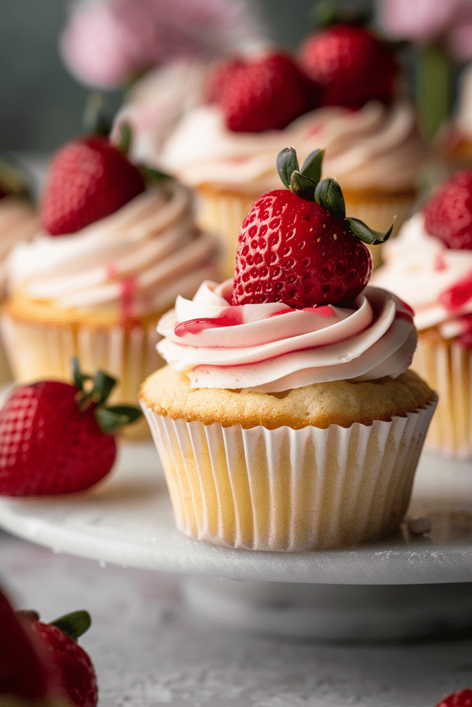 Storing Strawberry Cupcakes