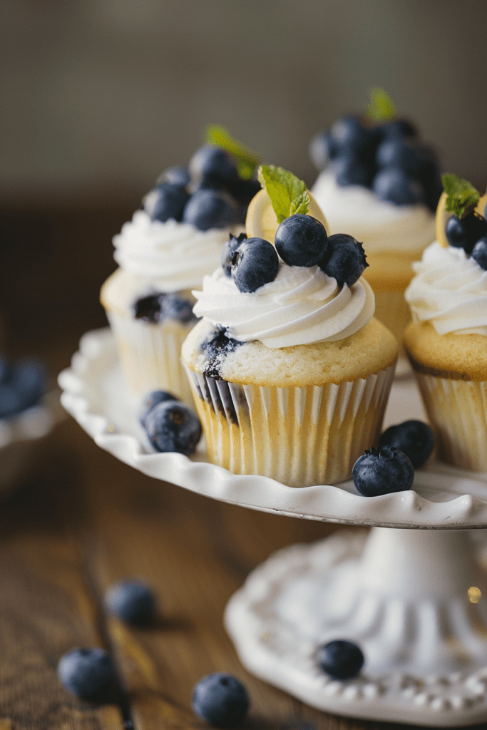 Storing Lemon Blueberry Cupcakes