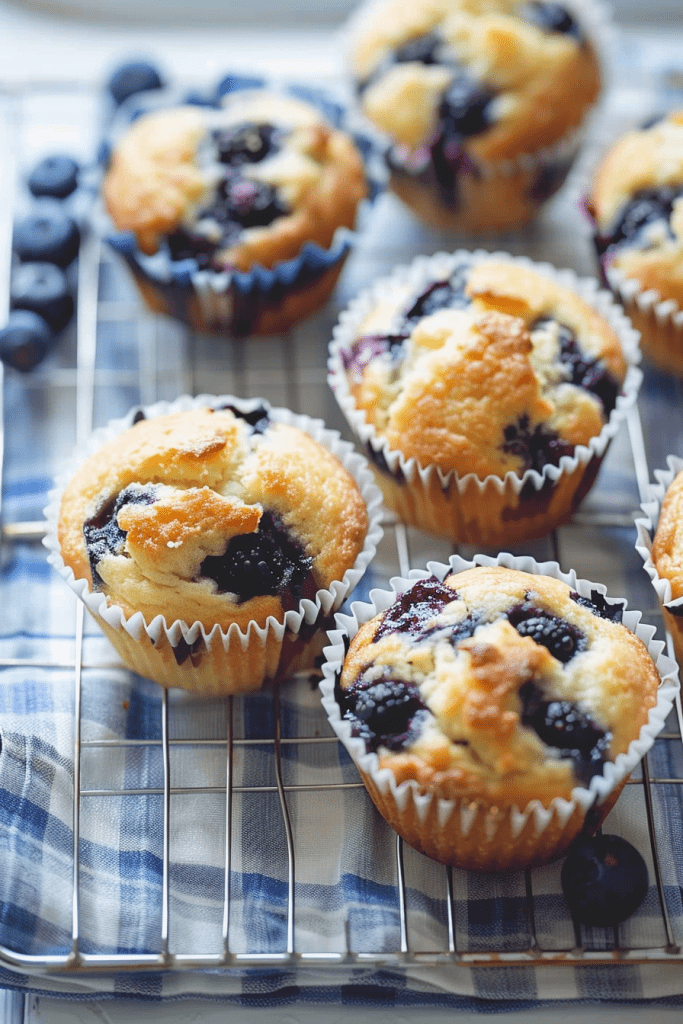 Storage Banana Blueberry Muffins