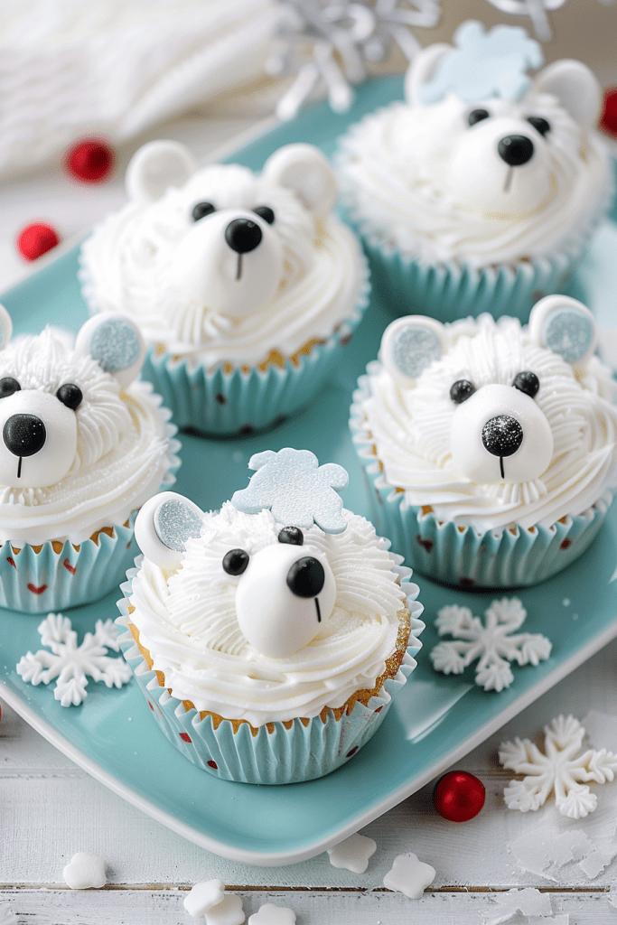 Storage Polar Bear Cupcakes