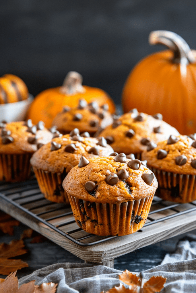 Storage Pumpkin Chocolate Chip Muffins