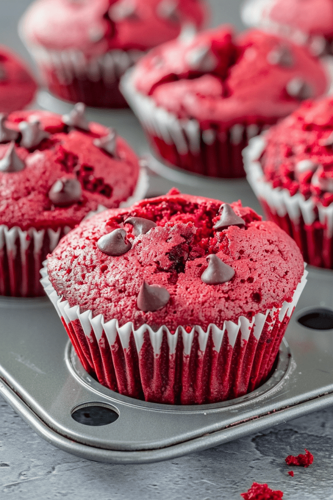 Storage Red Velvet Muffins