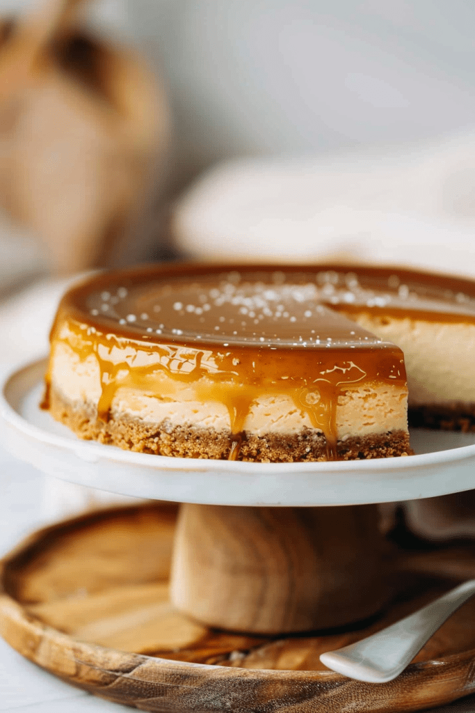 Storage Salted Caramel Cheesecake