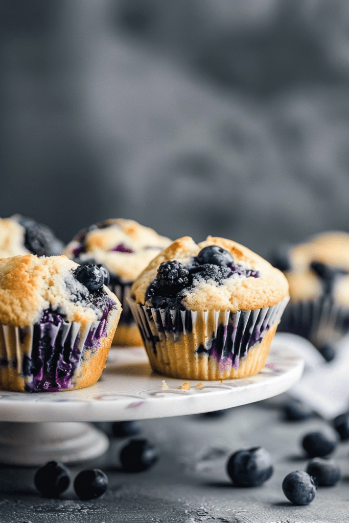 Storage Skinny Blueberry Muffins