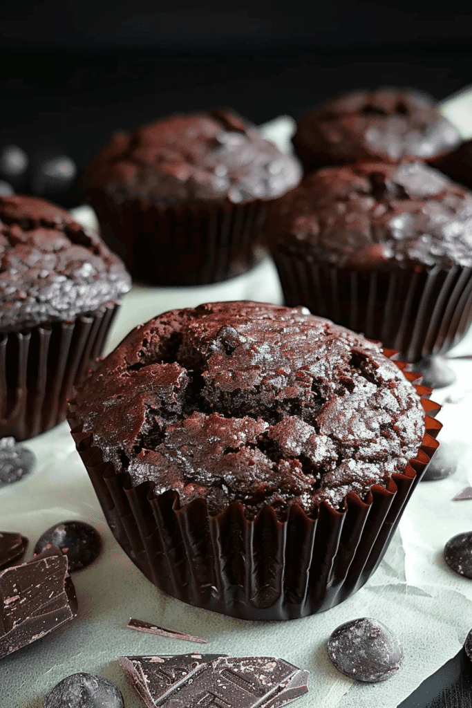 Storage Sour Cream Double Chocolate Muffins