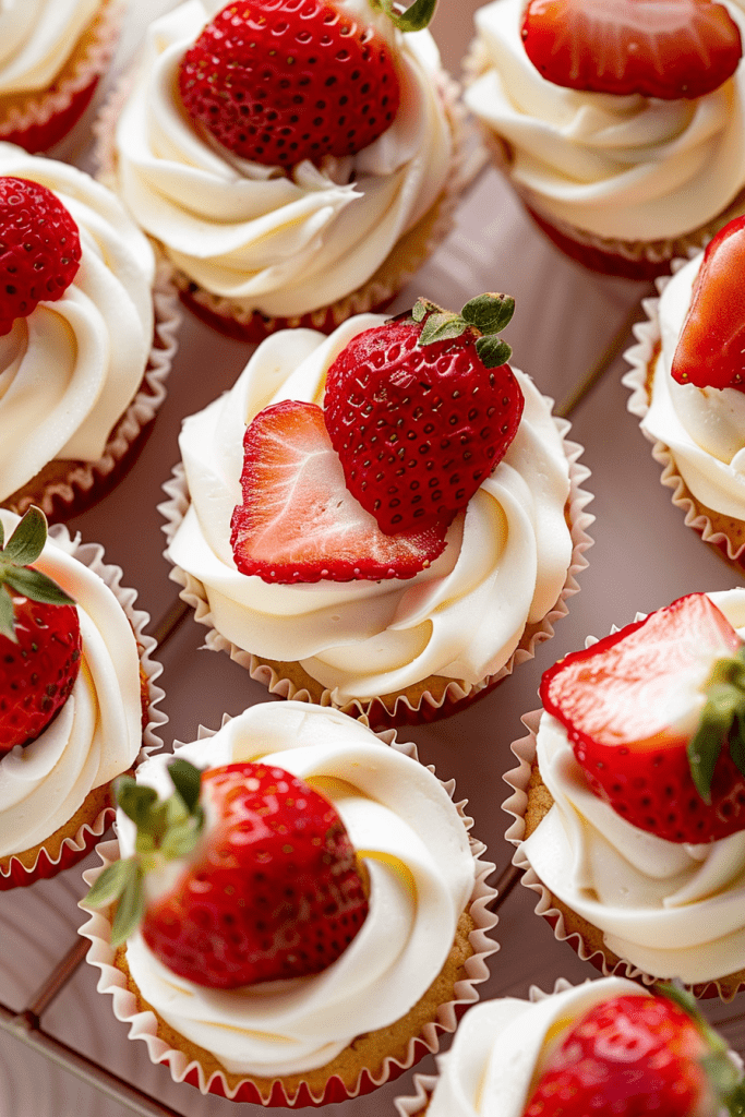 Storage Strawberry Shortcake Cupcakes