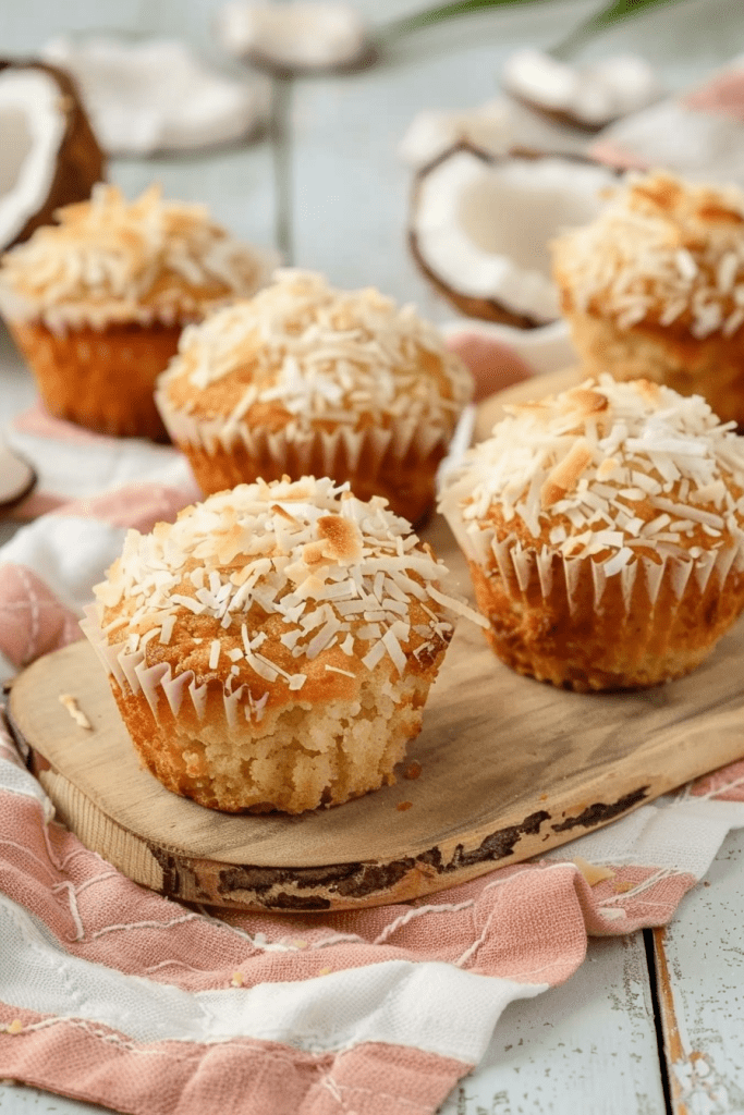 Storage Toasted Coconut Muffins