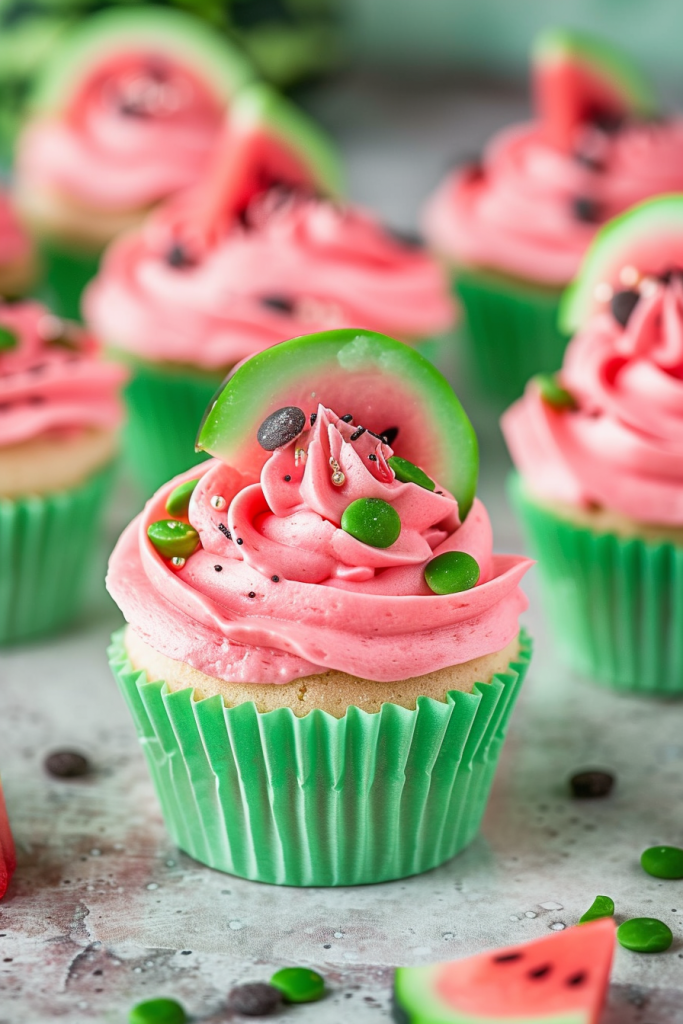 Storage Watermelon Cupcakes