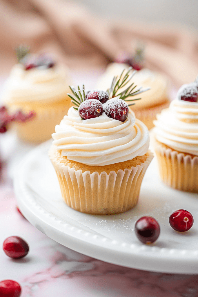 Storage White Chocolate Cranberry Cupcakes