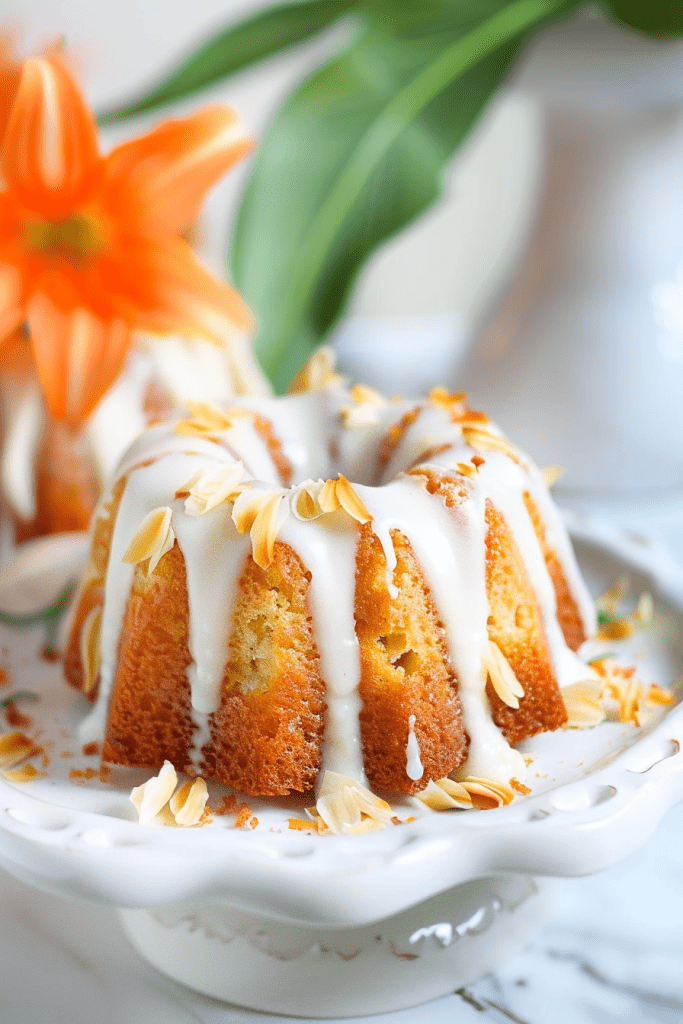 Storage and Serving Hummingbird Mini Bundt Cake