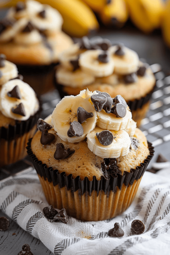 Store Banana Chocolate Chip Cupcakes