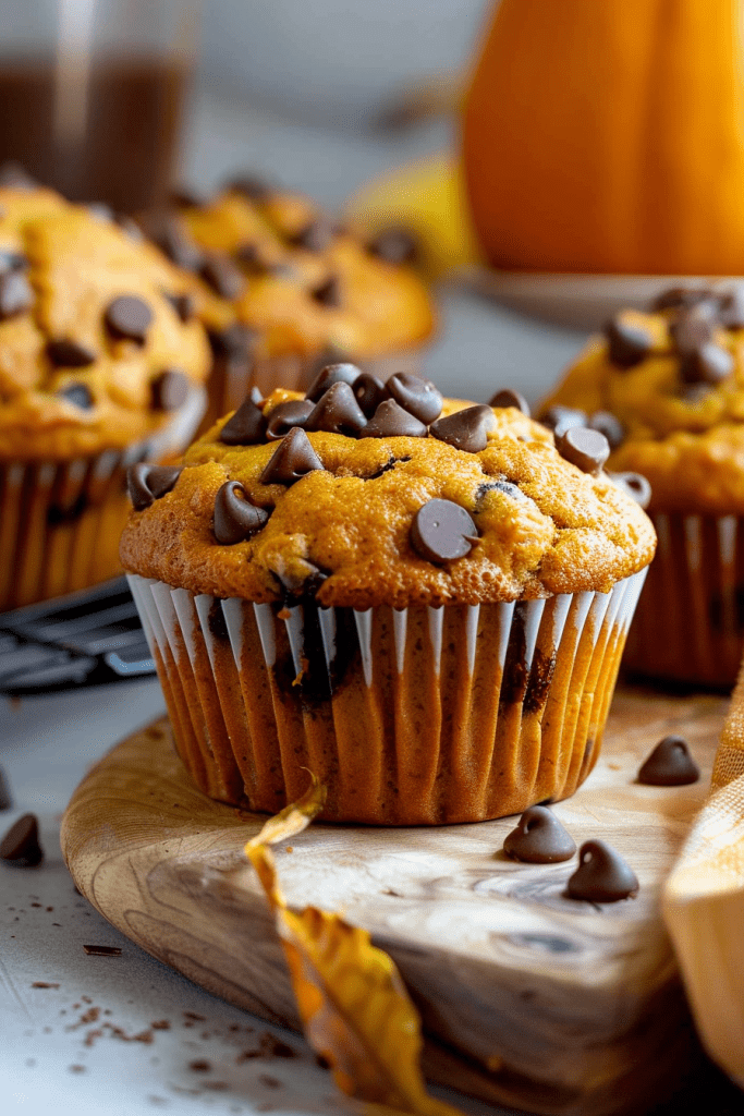 Storing Pumpkin Banana Chocolate Chip Muffins