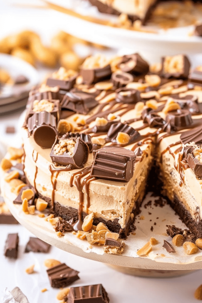 Storing Reese's Peanut Butter Cup Cheesecake