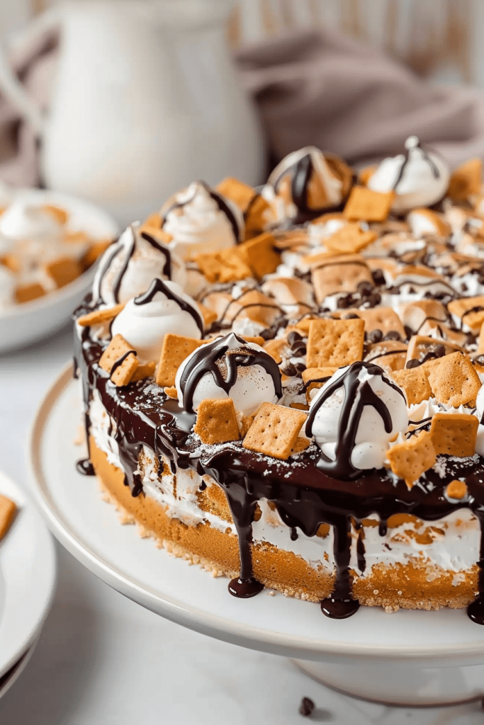 Storing Smores Cheesecake