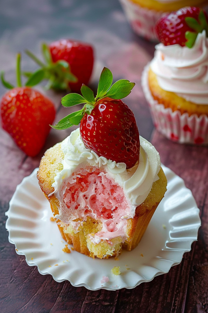 Strawberry Cheesecake Cupcakes