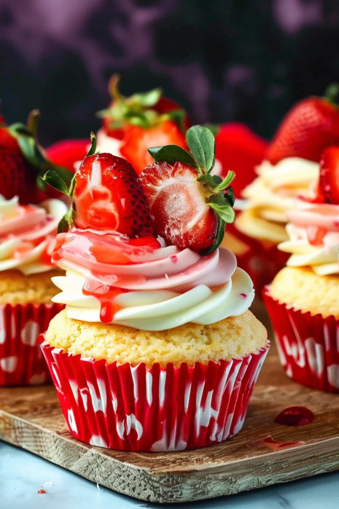 Strawberry Cheesecake Cupcakes Recipes