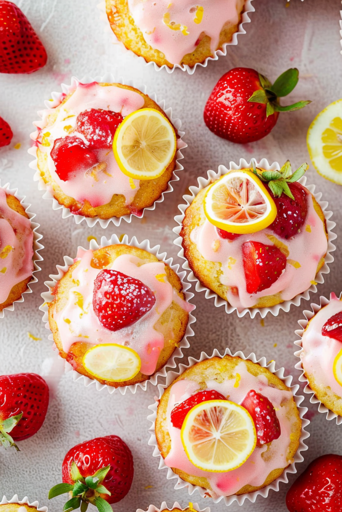 Strawberry Lemon Muffins Recipes