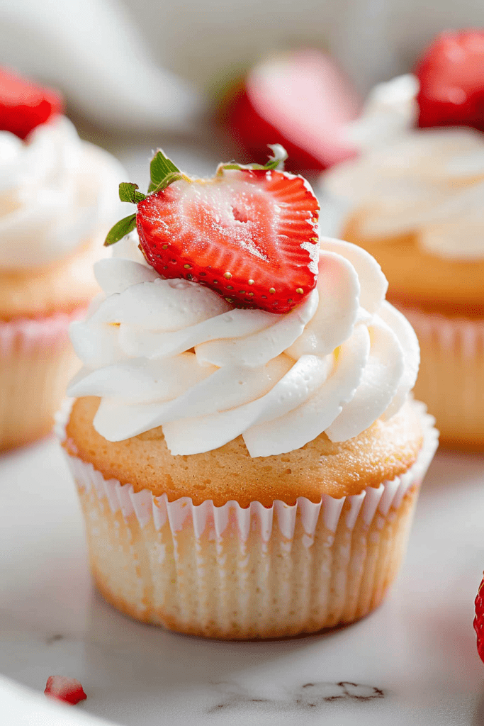 Strawberry Shortcake Cupcakes