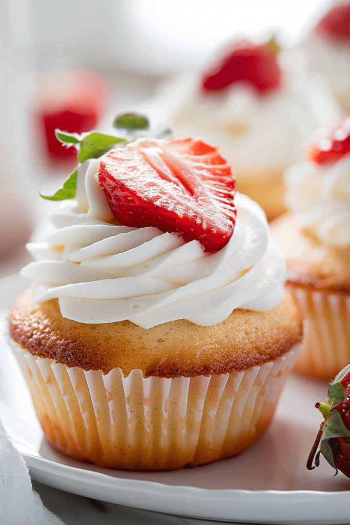 Strawberry Shortcake Cupcakes Recipe