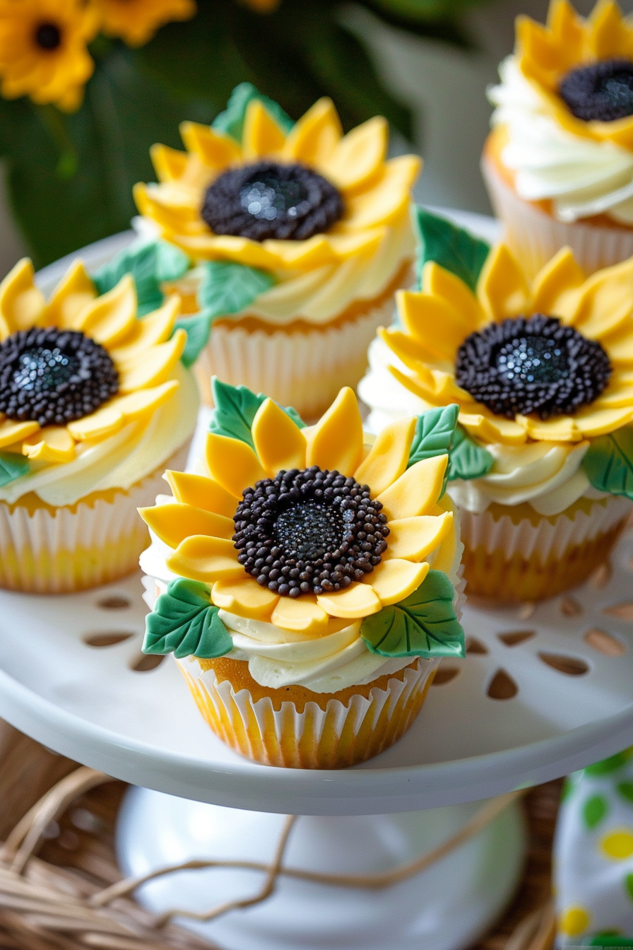 Sunflower Cupcakes Recipe