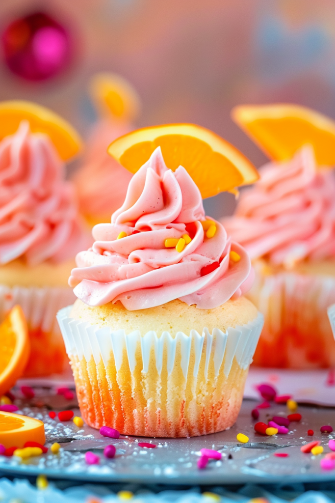 Tequila Sunrise Cupcakes