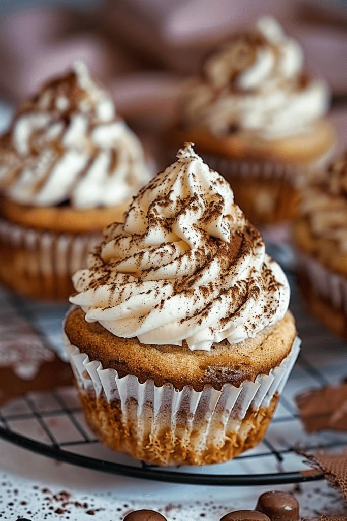 Baking Tiramisu Cupcakes