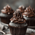 Triple Chocolate Jack Daniels Cupcakes