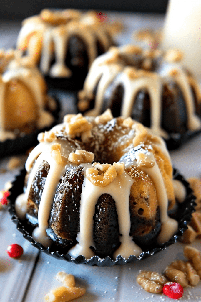 Vanilla Bean Mini Bundt Cakes