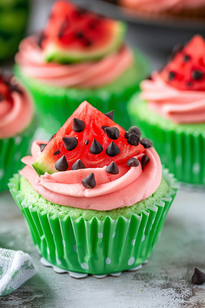 Watermelon Cupcakes Recipe