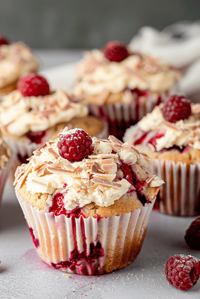 White Chocolate Raspberry Muffin