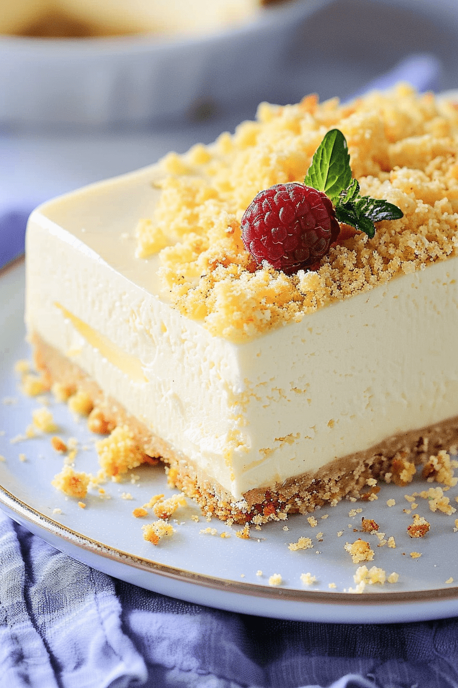 Woolworths' No-Bake Lemon Cheesecake