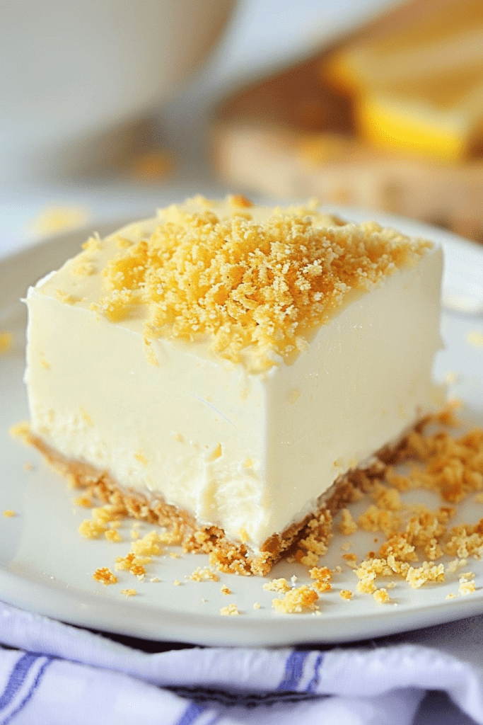 Woolworths' No-Bake Lemon Cheesecake