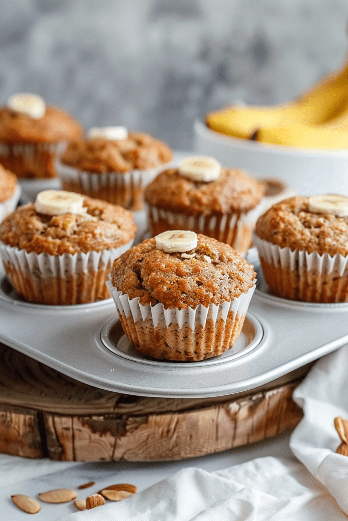 Almond Flour Banana Muffins