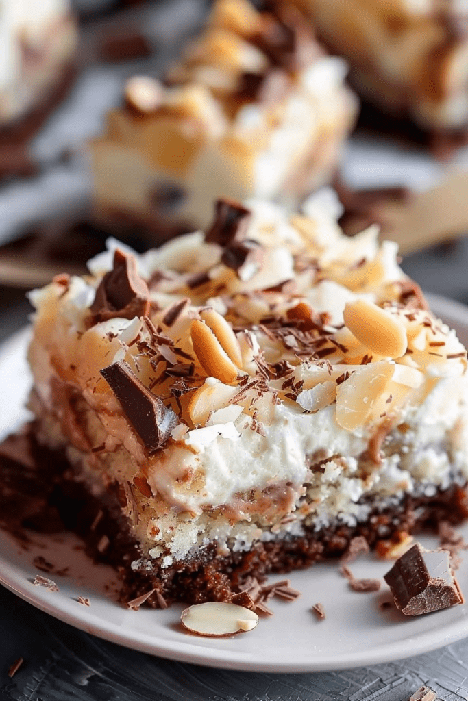 Almond Joy Poke Cake