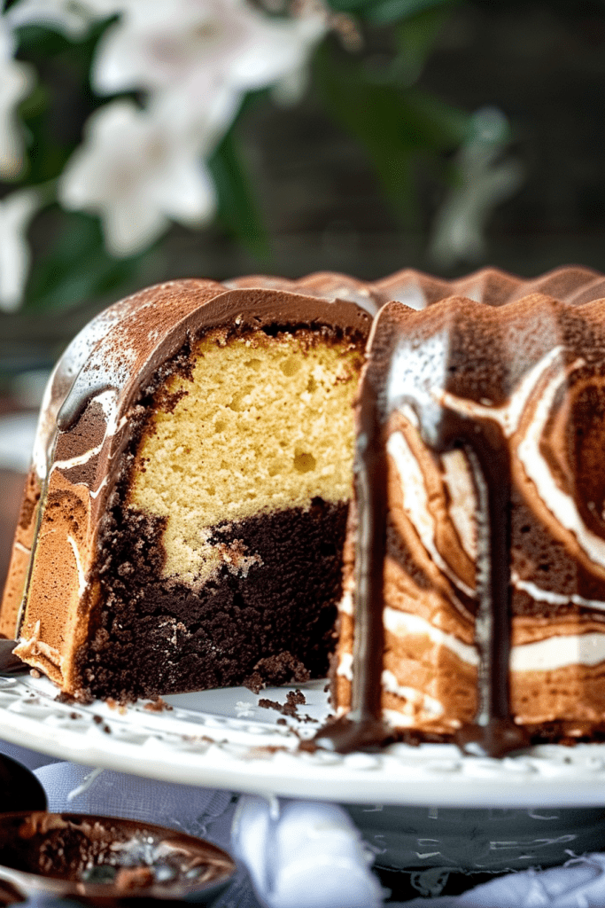 Amish Chiffon Marble Cake