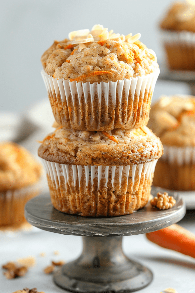 Apple Carrot Ginger Muffins