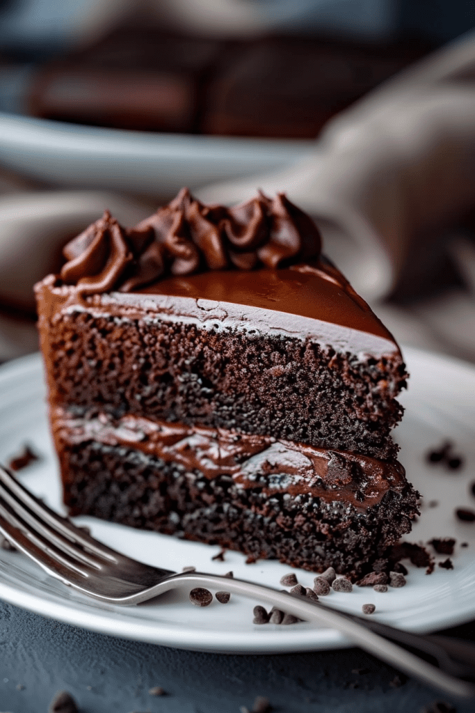 Assembling Chocolate Craving Cake