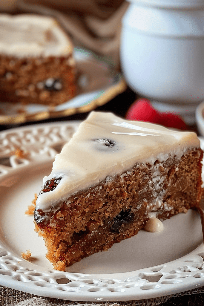 Assembling Old Fashioned Prune Cake