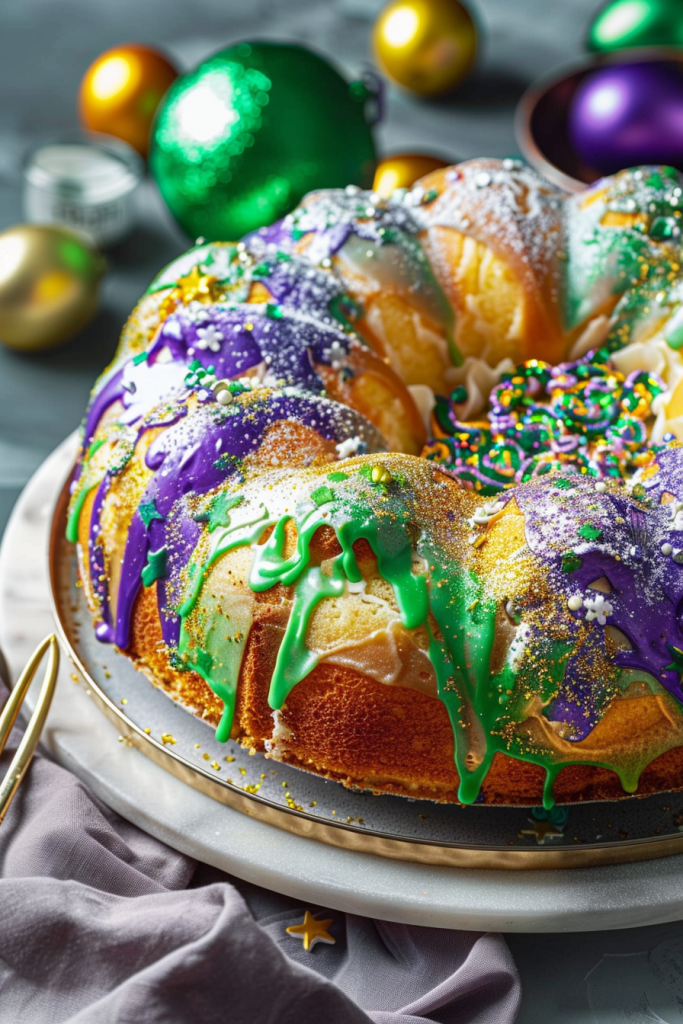 Assembling the King Cake