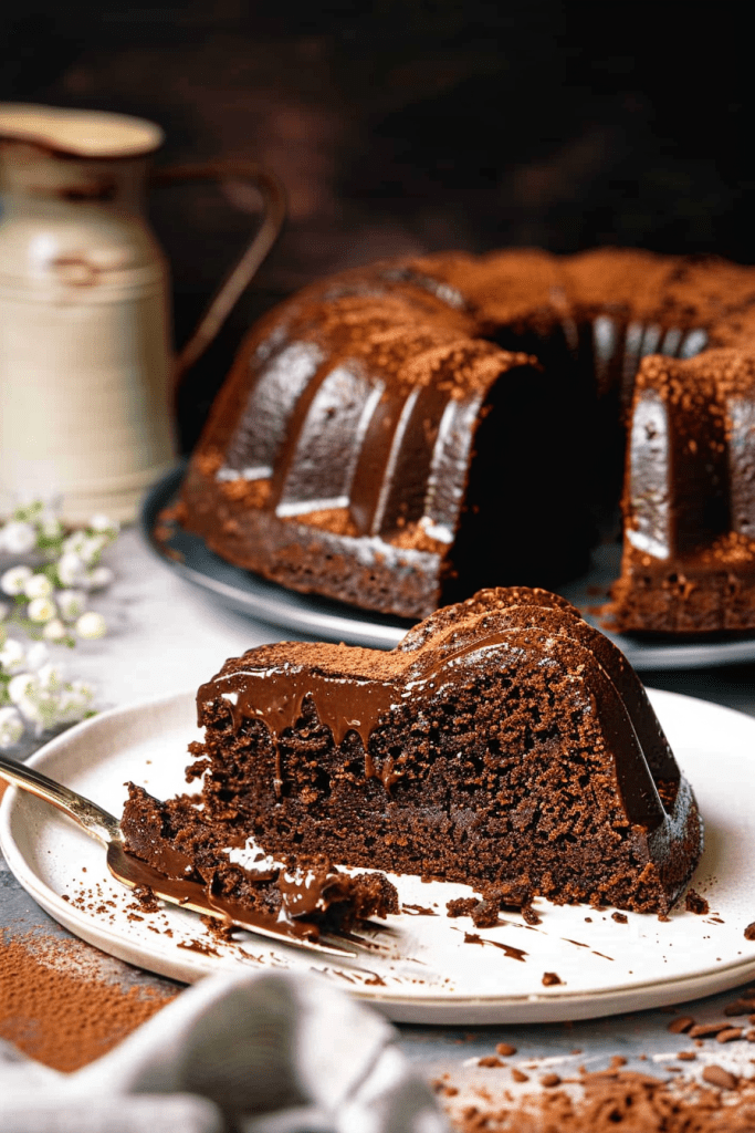 Assembly the Chocolate Brownie Cake