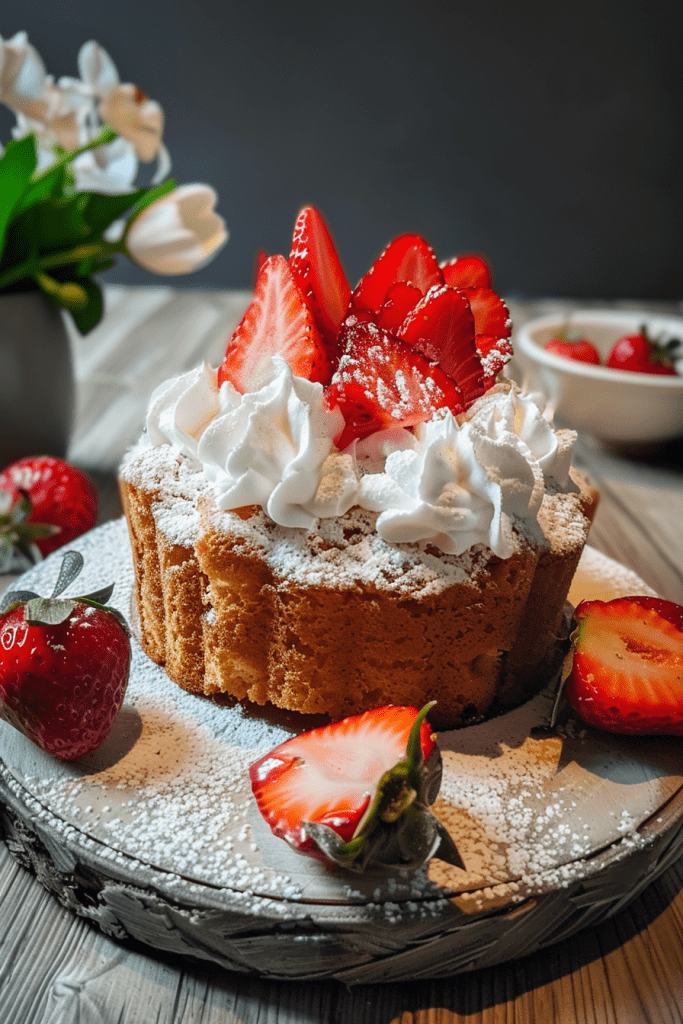 Baking 2-Ingredient Strawberry Angel Food Cake