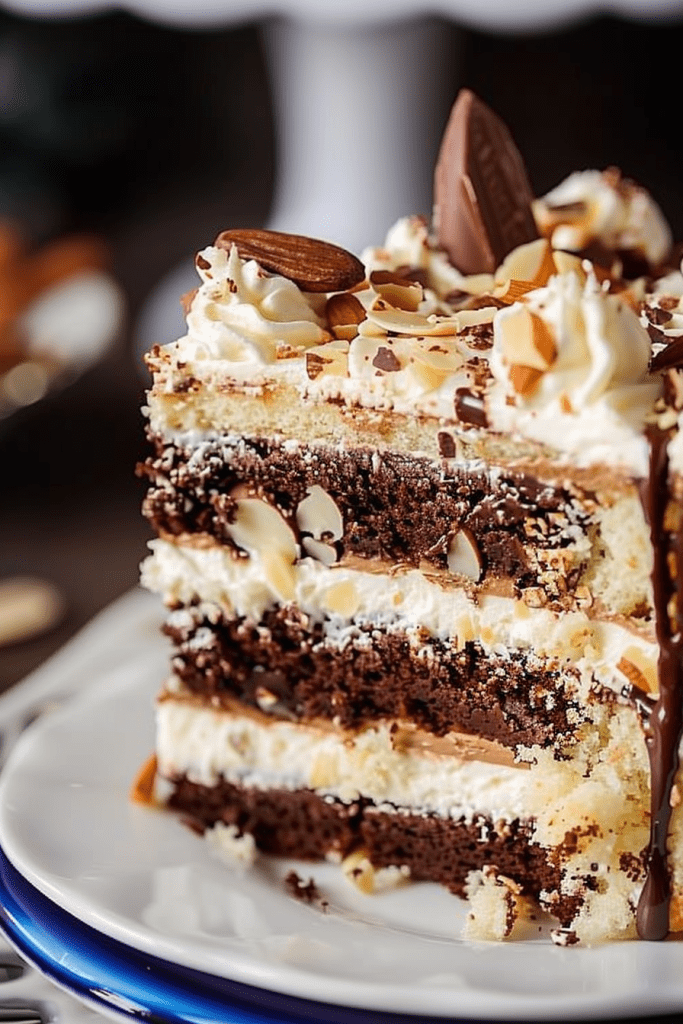 Baking Almond Joy Layer Cake