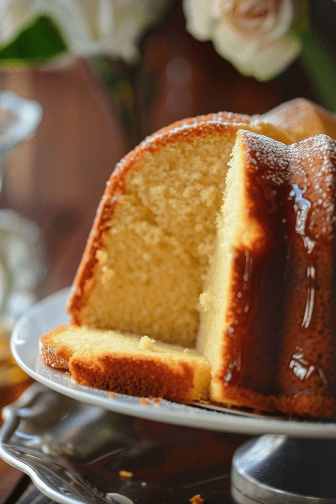 Baking Amaretto Pound Cake