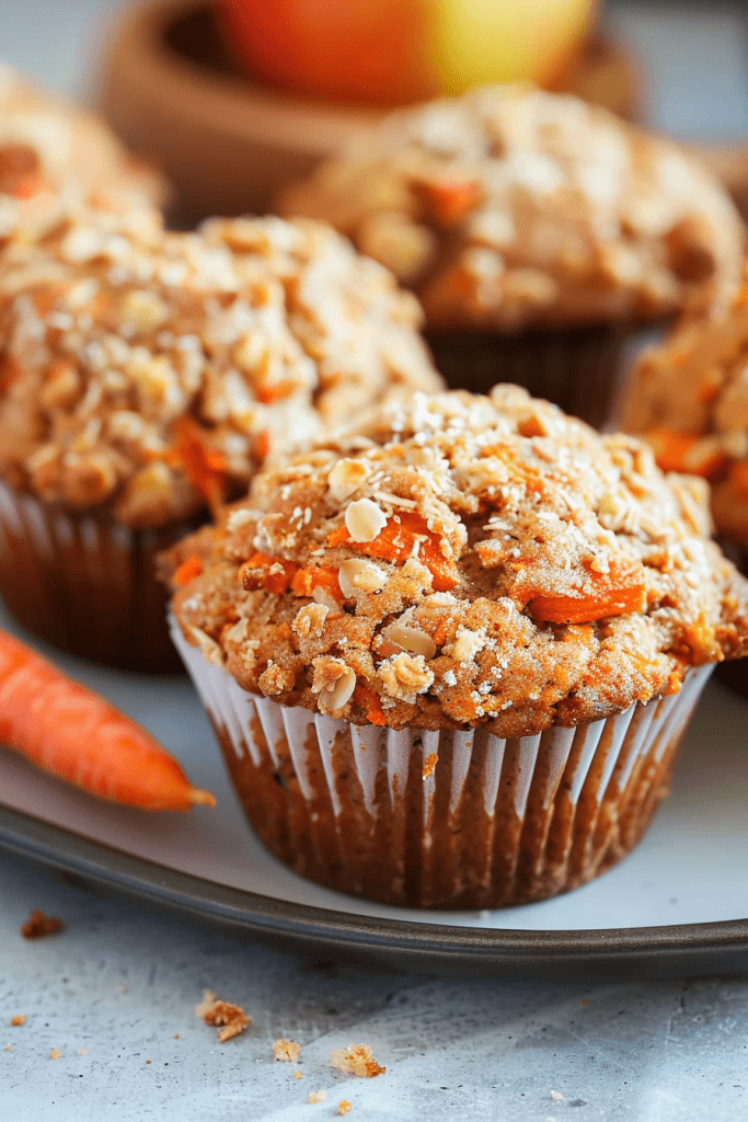 Baking Apple Carrot Muffins