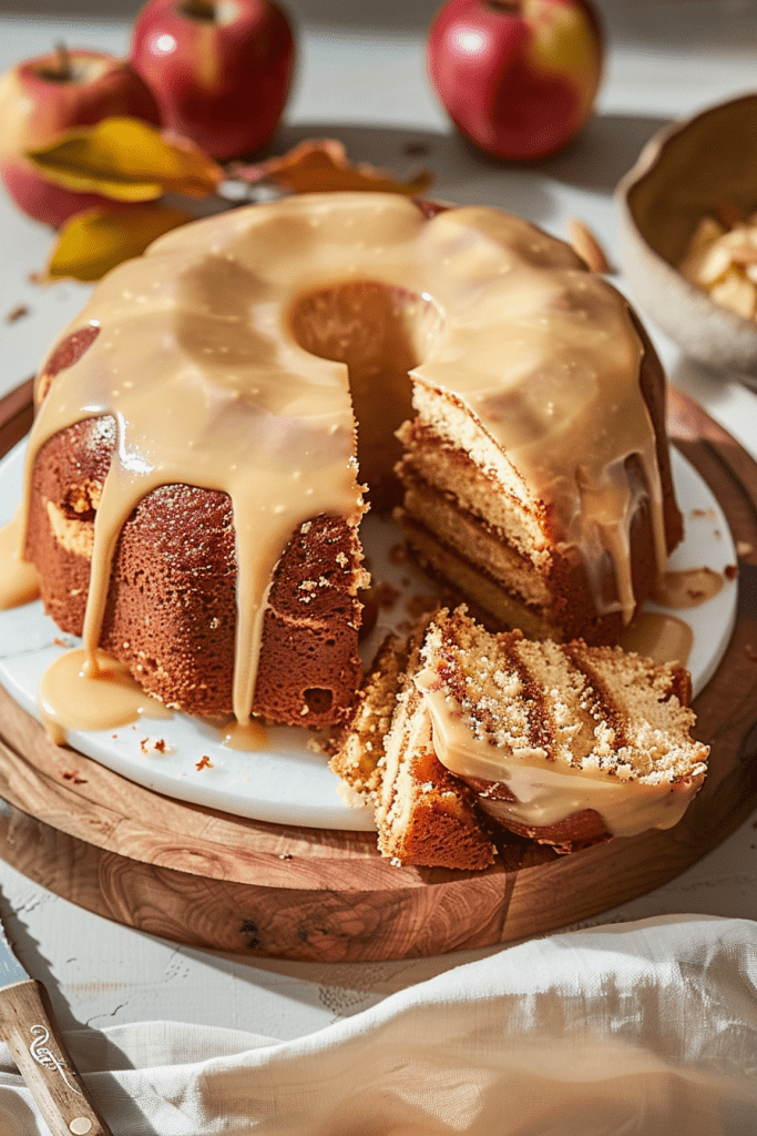 Baking Apple Dapple Cake