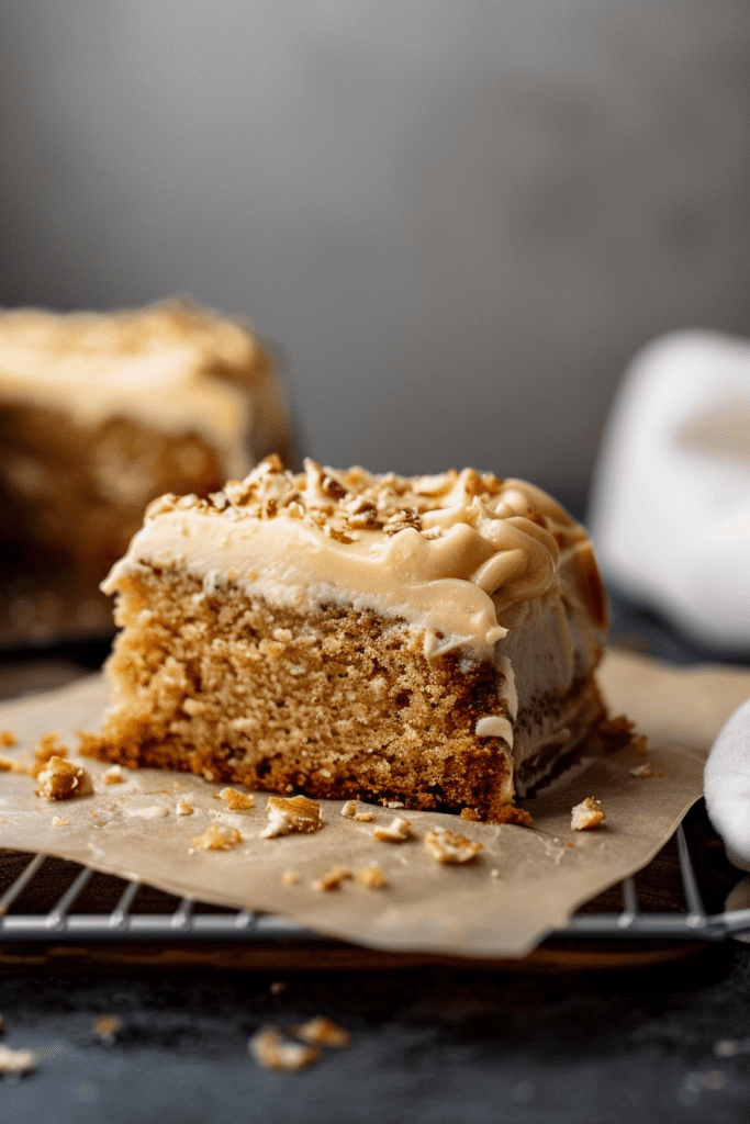 Baking Applesauce Cake