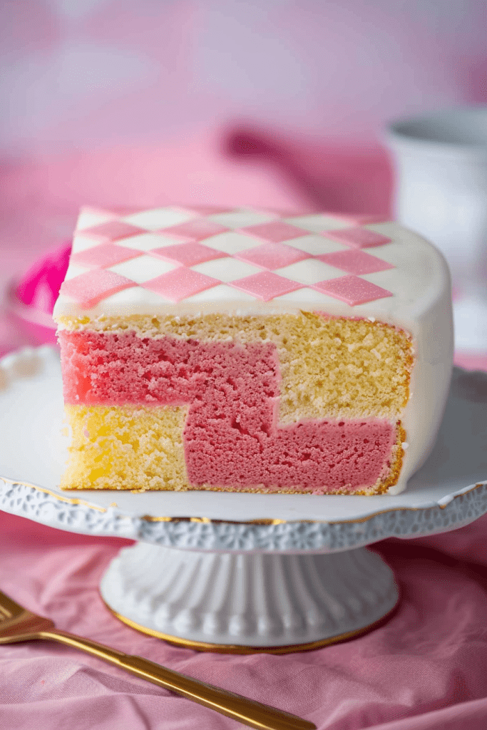 Baking Battenberg Cake Recipe