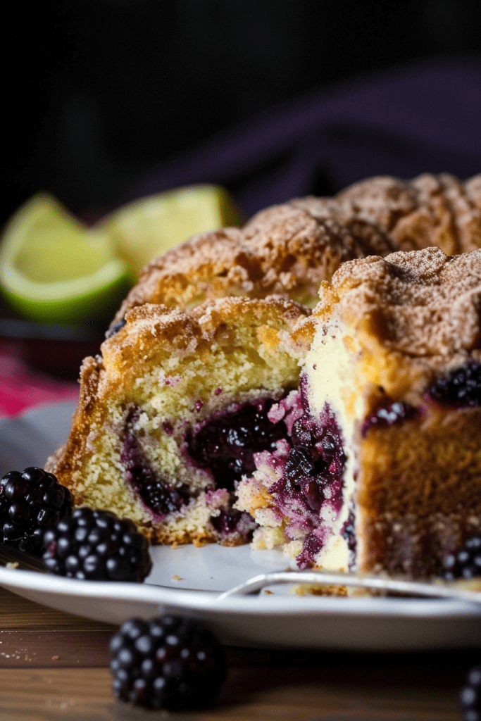 Baking Blackberry Swirl Coffee Cake