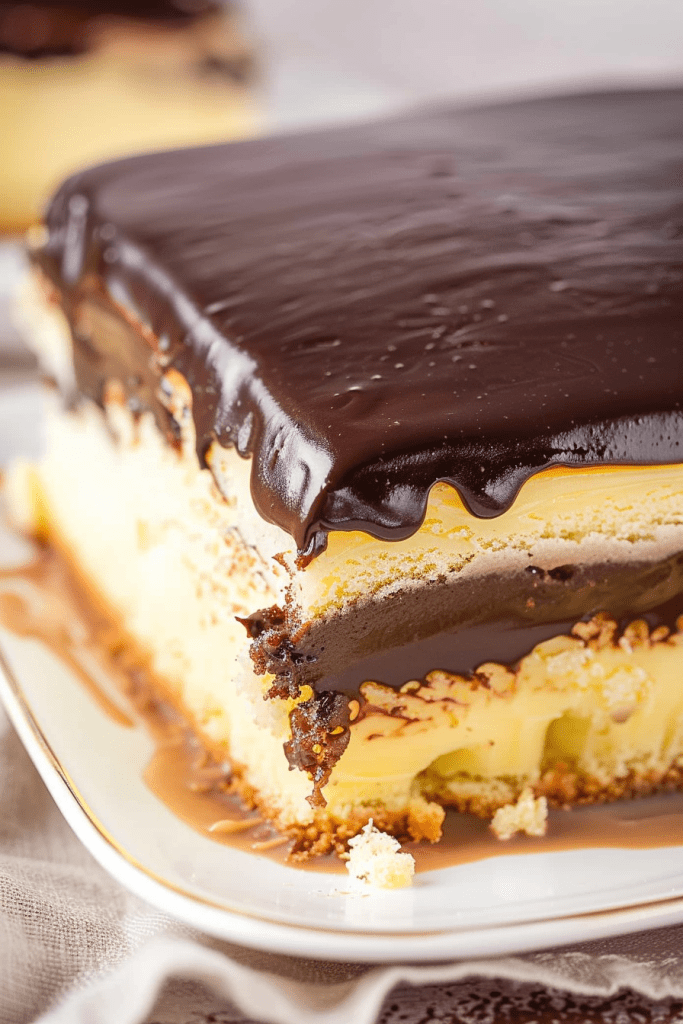 Baking Boston Cream Poke Cake